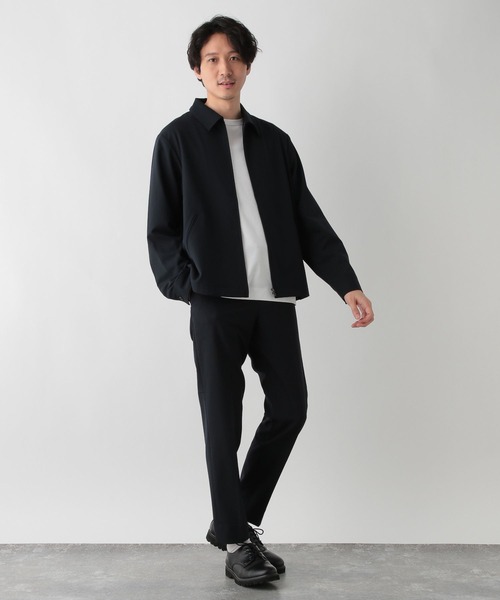 極美品 セオリー ZIP UP ANORAK洗えるブルゾン ストレッチ 黒 BIZ MOVE】ジップブルゾン ストレッチ 保温【AOKI公式通販】