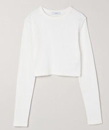 JEANASIS | リブクロップドTEE LS/977437(Tシャツ/カットソー)