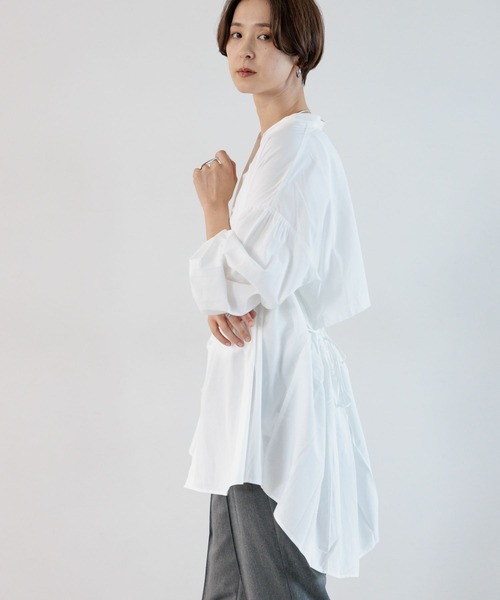 LEPSIM（レプシィム）の「インナー付き2Pセットブラウス　964240（シャツ/ブラウス・レディース・ブラック/グリーン/オフホワイト・FREE）」の6枚目の写真