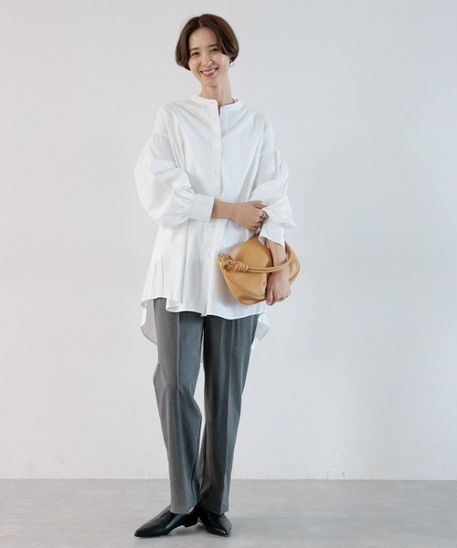 LEPSIM（レプシィム）の「インナー付き2Pセットブラウス　964240（シャツ/ブラウス・レディース・ブラック/グリーン/オフホワイト・FREE）」の7枚目の写真