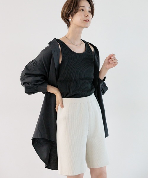 LEPSIM（レプシィム）の「インナー付き2Pセットブラウス　964240（シャツ/ブラウス・レディース・ブラック/グリーン/オフホワイト・FREE）」の13枚目の写真