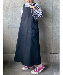 CAMP7 | 【CAMP7】プリントロゴジャンスカ(サロペット/オーバーオール)