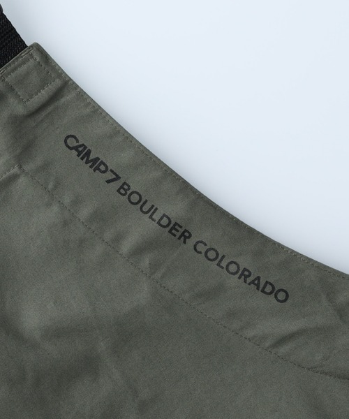 CAMP7（キャンプセブン）の「【CAMP7】プリントロゴジャンスカ（サロペット/オーバーオール・レディース・カーキブラウン/ブラック・M-L）」の7枚目の写真
