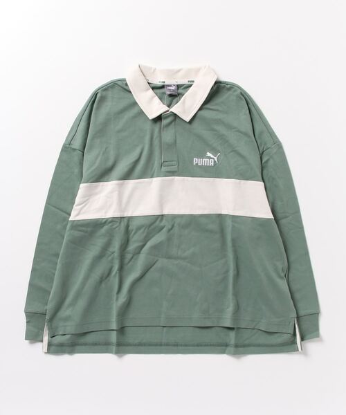 プーマ PUMA CORE HERITAGE LS ポロシャツ_コットン素材長袖ポロシャツ（Tシャツ/カットソー）｜PUMA（プーマ）