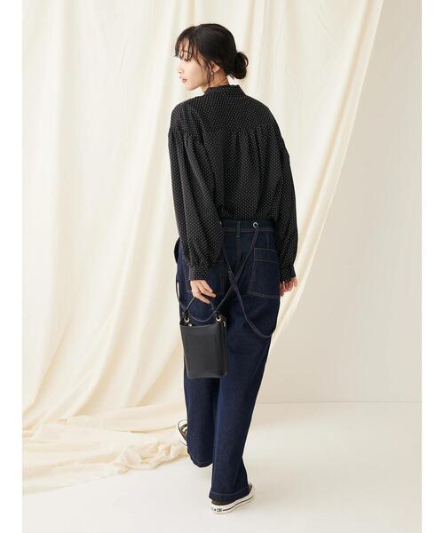 CRAFT STANDARD BOUTIQUE（クラフトスタンダードブティック）の「ピコフリルドットブラウス（シャツ/ブラウス・レディース・ブラック/ホワイト/ベージュ・FREE）」の19枚目の写真