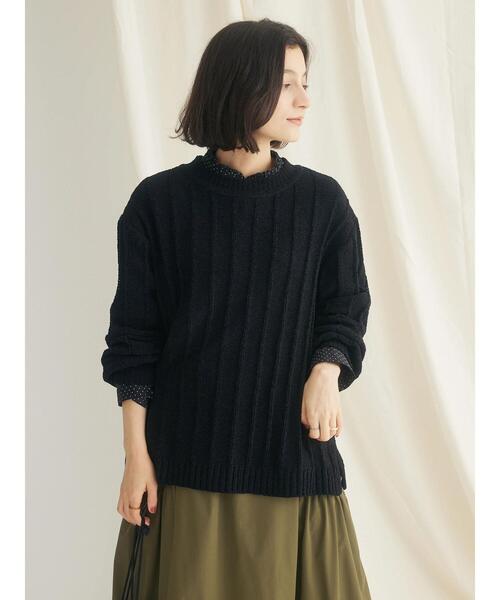 CRAFT STANDARD BOUTIQUE（クラフトスタンダードブティック）の「ピコフリルドットブラウス（シャツ/ブラウス・レディース・ブラック/ホワイト/ベージュ・FREE）」の22枚目の写真