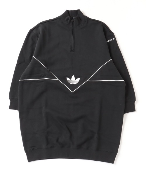 アディダスオリジナルス　ワンピース　スウェット　ミニ　バルーンスリーブ　XL　黒 adidas（アディダス）の「Always Original スウェット