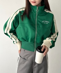 CLEA | ラインショート丈トラックジャケット(ブルゾン)