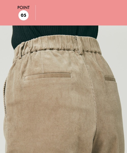 GLOBAL WORK(グローバルワーク)の「ウツクシルエットコーデュロイテーパード/906750(その他パンツ・レディース・グレイッシュベージュ/スミクロ/モカ/グレー系その他3/ブルー系その他4・LARGE/SMALL/X-SMALL/MEDIUM)」の18枚目の写真