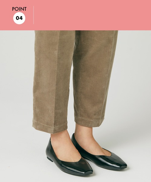 GLOBAL WORK(グローバルワーク)の「ウツクシルエットコーデュロイテーパード/906750(その他パンツ・レディース・グレイッシュベージュ/スミクロ/モカ/グレー系その他3/ブルー系その他4・LARGE/SMALL/X-SMALL/MEDIUM)」の17枚目の写真