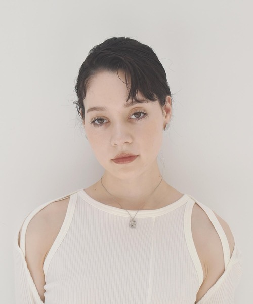 LHME（エルエイチエムイー）の「【WEB限定】”Aqua”スクエアピアス/サージカルステンレス（金属アレルギー対応）【LHME / エルエイチエムイー】（ピアス（両耳用）・レディース・ゴールド/シルバー・ONE SIZE）」の11枚目の写真