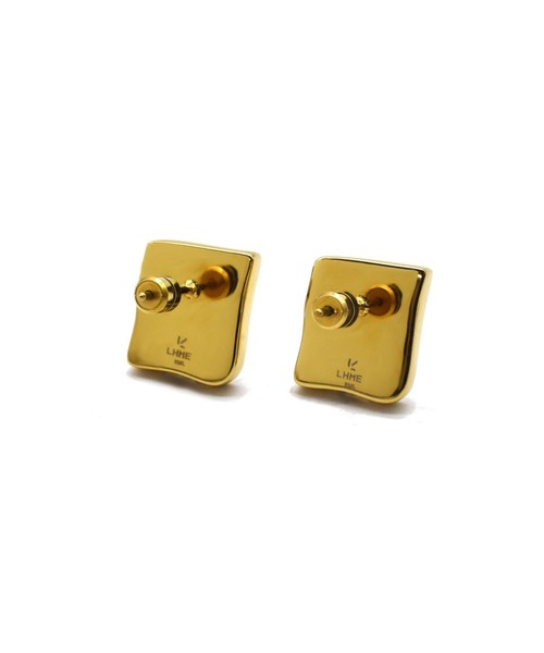 LHME（エルエイチエムイー）の「【WEB限定】”Aqua”スクエアピアス/サージカルステンレス（金属アレルギー対応）【LHME / エルエイチエムイー】（ピアス（両耳用）・レディース・ゴールド/シルバー・ONE SIZE）」の18枚目の写真