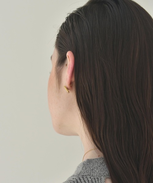 LHME（エルエイチエムイー）の「【WEB限定】”Aqua”スクエアピアス/サージカルステンレス（金属アレルギー対応）【LHME / エルエイチエムイー】（ピアス（両耳用）・レディース・ゴールド/シルバー・ONE SIZE）」の22枚目の写真