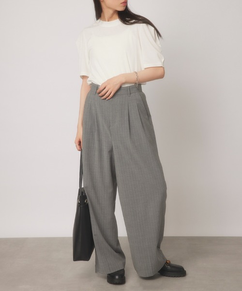 MIAN (ミアン)の「【MIAN】A4対応サイズ ムスビモチーフトートバッグ 1231-623-1 ※(トートバッグ・レディース・シルバー/サックスブルー/ブラック/グレイッシュベージュ・FREE)」の11枚目の写真