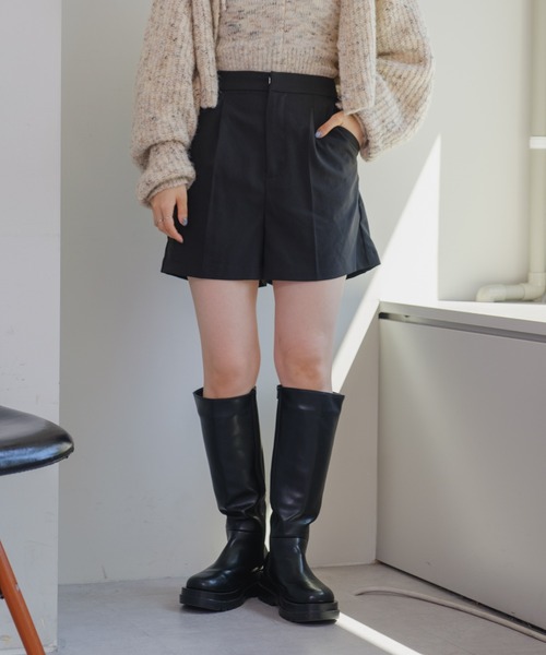 Kastane（カスタネ）の「ツイルタックショートパンツ（その他パンツ・レディース・グレー/ブラウン/ブラック・FREE）」の18枚目の写真