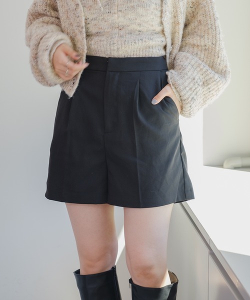 Kastane（カスタネ）の「ツイルタックショートパンツ（その他パンツ・レディース・グレー/ブラウン/ブラック・FREE）」の17枚目の写真