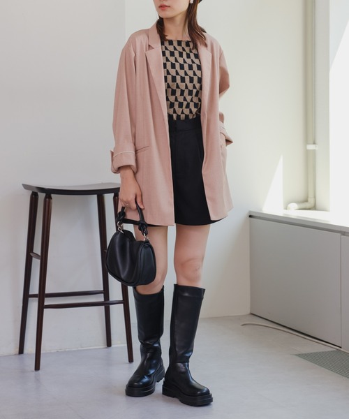 Kastane（カスタネ）の「ツイルタックショートパンツ（その他パンツ・レディース・グレー/ブラウン/ブラック・FREE）」の6枚目の写真