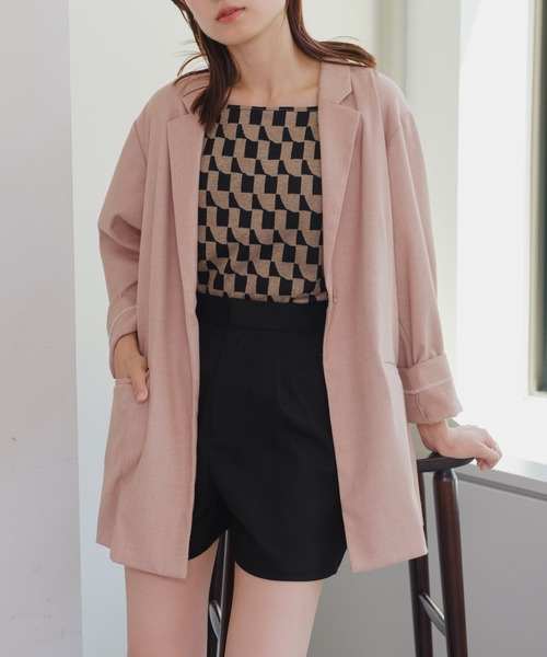 Kastane（カスタネ）の「ツイルタックショートパンツ（その他パンツ・レディース・グレー/ブラウン/ブラック・FREE）」の5枚目の写真