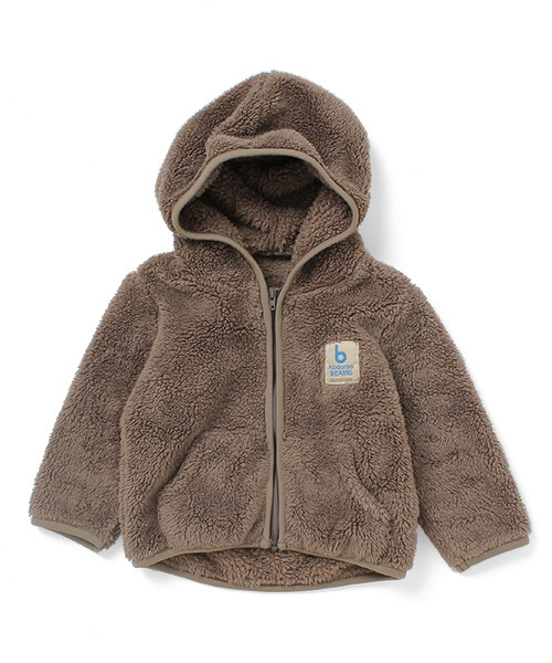 こども ビームス(コドモビームス)の「highking×こども ビームス / 別注 15 “Tender” フード ジャケット (70~100cm)(ブルゾン・キッズ・ナチュラル/ブラウン系その他・100/90t/80/70)」の2枚目の写真