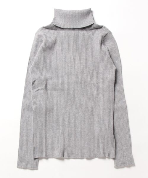 flower(フラワー)の「ノーブルタートルニット(ニット/セーター・レディース・アイボリー/グレー・FREE)」の20枚目の写真