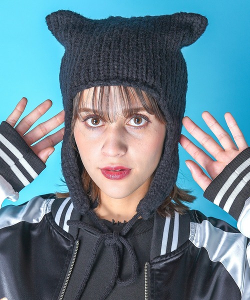 アンダーカバー　耳あてニット帽 アンダーカバー耳あてニット帽