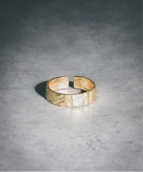 NO WAY（ノーウェイ）の「/sterling silver/フリーサイズ 錆槌目リング（リング・メンズ・シルバー/ゴールド・FREE）」の2枚目の写真