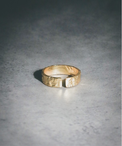 NO WAY（ノーウェイ）の「/sterling silver/フリーサイズ 錆槌目リング（リング・メンズ・シルバー/ゴールド・FREE）」の6枚目の写真