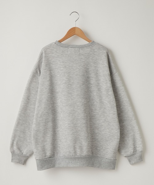 Chaco closet（チャコ クローゼット）の「レタリングロゴ デザインスウェットプルオーバー（スウェット・レディース・グリーン系1/グレー系2/ネイビー系2/ブラック系1/グレー系1・FREE）」の18枚目の写真