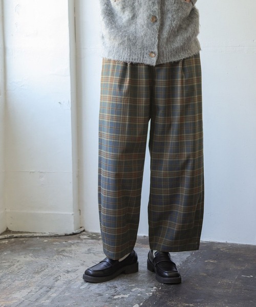 niko and（ニコアンド）の「ツイルチェックバルーンパンツ（その他