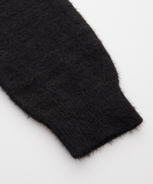 Anchor Smith（アンカー スミス）の「ルーズ シャギー クルーネック ニット プルオーバー（ニット/セーター・メンズ・ワイン/アイボリー/グレー/グレイッシュブルー/ブラック/ダークブラウン/ブラウン/ダークグレー/ブルー系・M/L/S）」の17枚目の写真