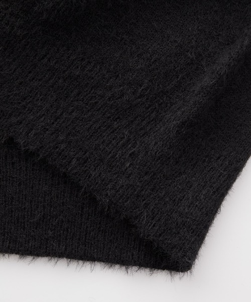 Anchor Smith（アンカー スミス）の「ルーズ シャギー クルーネック ニット プルオーバー（ニット/セーター・メンズ・ワイン/アイボリー/グレー/グレイッシュブルー/ブラック/ダークブラウン/ブラウン/ダークグレー/ブルー系・M/L/S）」の18枚目の写真