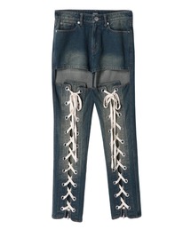 PAMEO POSE（パメオポーズ）の「Kicks Lace Up Pants（デニムパンツ 