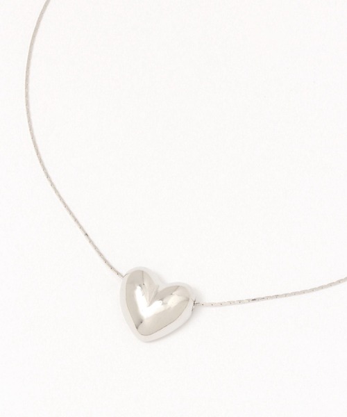 Heather(ヘザー)の「ハートモチーフネックレス 989758(ネックレス・レディース・シルバー/ゴールド・ONE SIZE)」の3枚目の写真