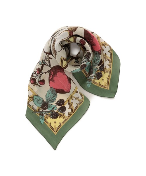 manipuri（マニプリ）の「manipuri × Demi-Luxe BEAMS / 別注 ハーベスト ストール（ストール/ショール・レディース・グリーン/グレー・ONE SIZE）」の9枚目の写真