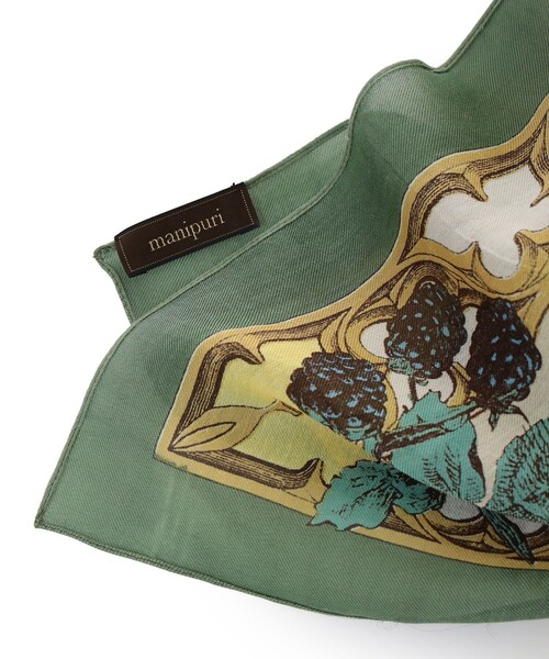 manipuri（マニプリ）の「manipuri × Demi-Luxe BEAMS / 別注 ハーベスト ストール（ストール/ショール・レディース・グリーン/グレー・ONE SIZE）」の10枚目の写真