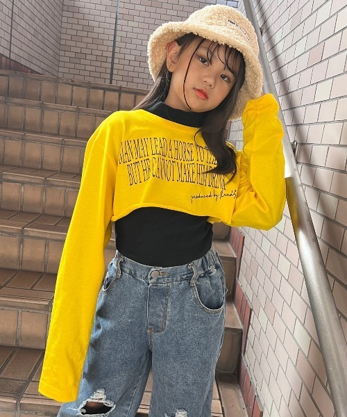 セール】RandS ベリーショートロングスリーブT（Tシャツ