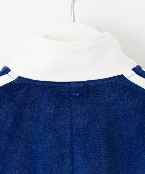 CIAOPANIC TYPY（チャオパニックティピー）の「【KIDS】サイドラインベロアトラックジャケット（ブルゾン・キッズ・グリーン/ブラック/ネイビー・L/XL/XXL/M/S）」の13枚目の写真