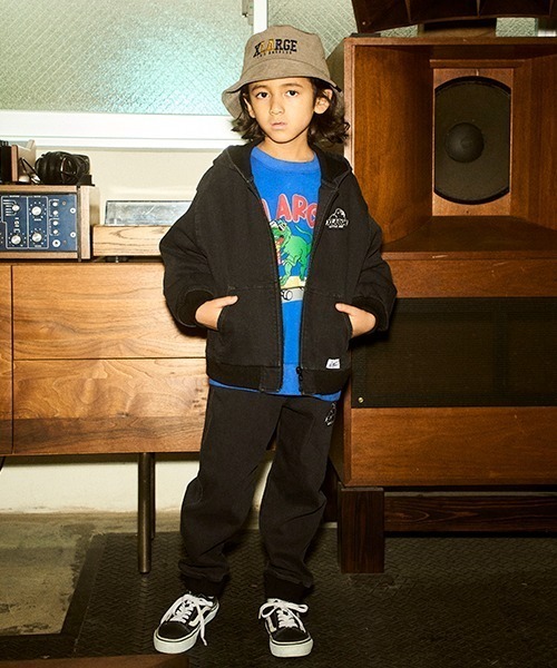XLARGE KIDS（エクストララージキッズ）の「コールテンバケットハット（ハット・キッズ・ブラック/ベージュ/グレー・M(48-52cm)/L(52-56cm)）」の4枚目の写真