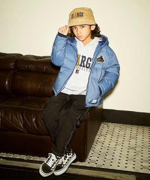 XLARGE KIDS（エクストララージキッズ）の「コールテンバケットハット（ハット・キッズ・ブラック/ベージュ/グレー・M(48-52cm)/L(52-56cm)）」の5枚目の写真