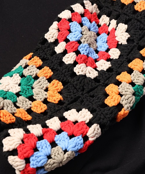 DISCOVERED（ディスカバード）の「CROCHET SLEEVE SWEAT（スウェット・メンズ・グレー/ブラック/ホワイト・3/1）」の13枚目の写真