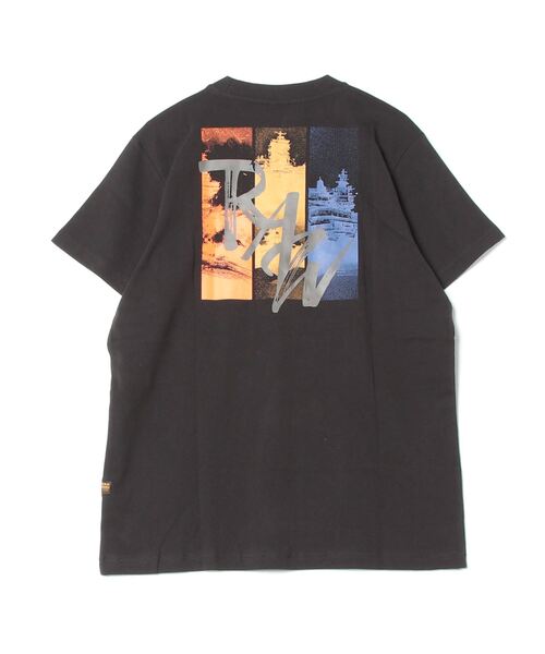 G-STAR（ジースター）の「FLIGHT DECK BACK GRAPHIC LOOSE T-SHIRT/グラフィックロゴT/バックプリント（Tシャツ/カットソー・メンズ・ダークブラック/ホワイト/ブルー系その他・X-LARGE/SMALL/MEDIUM/LARGE/X-SMALL）」の5枚目の写真