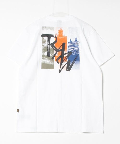 G-STAR（ジースター）の「FLIGHT DECK BACK GRAPHIC LOOSE T-SHIRT/グラフィックロゴT/バックプリント（Tシャツ/カットソー・メンズ・ダークブラック/ホワイト/ブルー系その他・X-LARGE/SMALL/MEDIUM/LARGE/X-SMALL）」の11枚目の写真