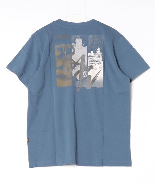 セール】FLIGHT DECK BACK GRAPHIC LOOSE T-SHIRT/グラフィック