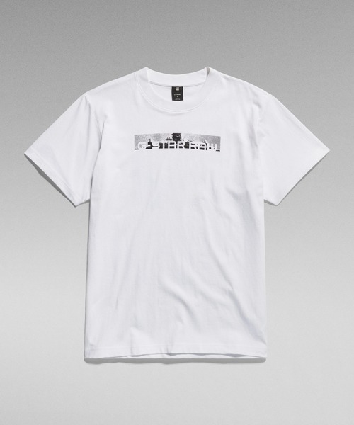 G-STAR（ジースター）の「FLIGHT DECK BACK GRAPHIC LOOSE T-SHIRT/グラフィックロゴT/バックプリント（Tシャツ/カットソー・メンズ・ダークブラック/ホワイト/ブルー系その他・X-LARGE/SMALL/MEDIUM/LARGE/X-SMALL）」の15枚目の写真