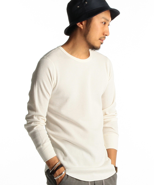 B:MING by BEAMS(ビーミングバイビームス)の「【一部予約】ビーミング by ビームス / ロングスリーブ サーマルT(Tシャツ/カットソー・メンズ・グレー/ブラック/ホワイト・X-LARGE/SMALL/MEDIUM/LARGE)」の20枚目の写真