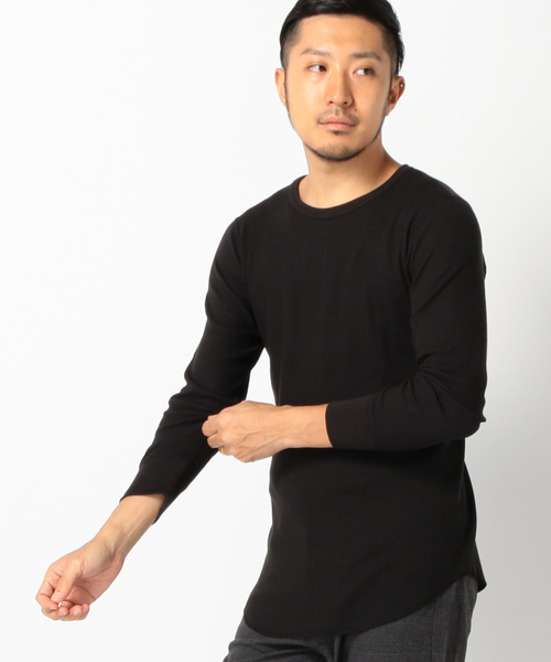 B:MING by BEAMS(ビーミングバイビームス)の「【一部予約】ビーミング by ビームス / ロングスリーブ サーマルT(Tシャツ/カットソー・メンズ・グレー/ブラック/ホワイト・X-LARGE/SMALL/MEDIUM/LARGE)」の13枚目の写真