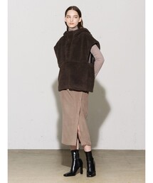 MIDIUMISOLID（ミディウミソリッド）の「MIDIUMISOLID for Ladies リブタイトスカート（スカート・レディース）」