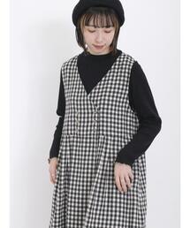 Samansa Mos2 | テレコリブハイネックカットソー(Tシャツ/カットソー)