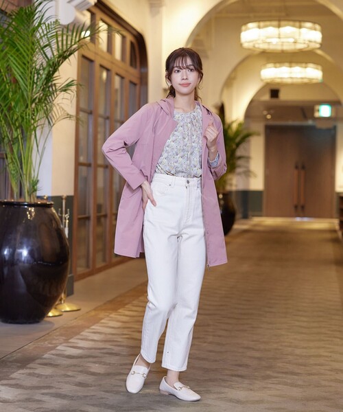 【洗える】2WAY花柄ブラウス（シャツ/ブラウス）｜Tiaclasse（ティアクラッセ）