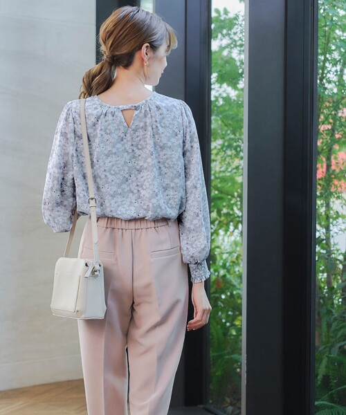 【洗える】2WAY花柄ブラウス（シャツ/ブラウス）｜Tiaclasse（ティアクラッセ）